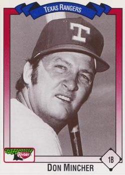 1993 Keebler Texas Rangers #29 Don Mincher Front
