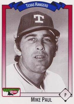 1993 Keebler Texas Rangers #32 Mike Paul Front