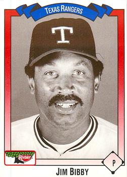 1993 Keebler Texas Rangers #71 Jim Bibby Front