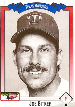 1993 Keebler Texas Rangers #72 Joe Bitker Front