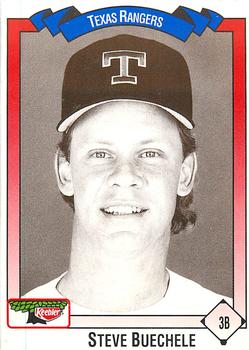 1993 Keebler Texas Rangers #89 Steve Buechele Front