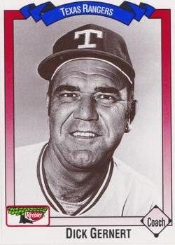 1993 Keebler Texas Rangers #158 Dick Gernert Front