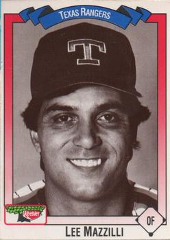 1993 Keebler Texas Rangers #252 Lee Mazzilli Front