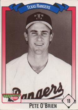 1993 Keebler Texas Rangers #282 Pete O'Brien Front
