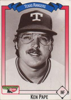 1993 Keebler Texas Rangers #286 Ken Pape Front