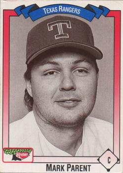 1993 Keebler Texas Rangers #287 Mark Parent Front