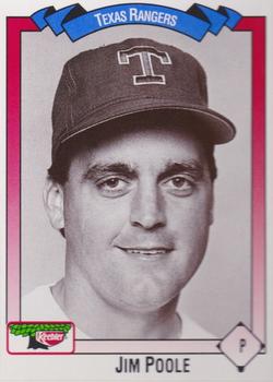 1993 Keebler Texas Rangers #296 Jim Poole Front