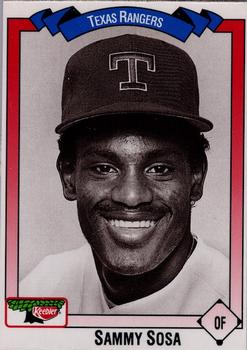 1993 Keebler Texas Rangers #337 Sammy Sosa Front