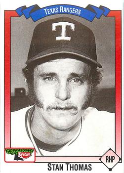 1993 Keebler Texas Rangers #355 Stan Thomas Front