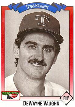 1993 Keebler Texas Rangers #366 DeWayne Vaughn Front