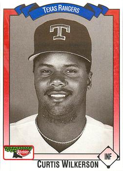 1993 Keebler Texas Rangers #380 Curtis Wilkerson Front