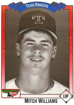 1993 Keebler Texas Rangers #382 Mitch Williams Front