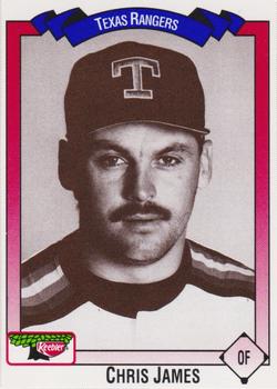 1993 Keebler Texas Rangers #412 Chris James Front