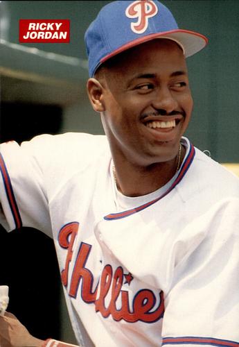 1993 Medford Philadelphia Phillies Photocards #NNO Ricky Jordan Front