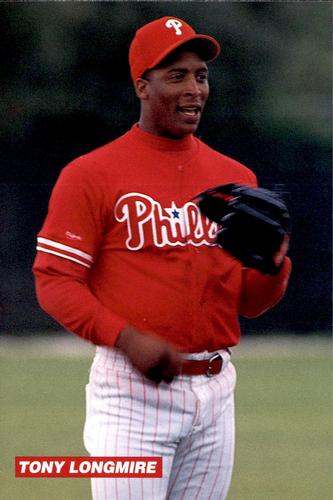1994 Philadelphia Phillies Photocards #NNO Tony Longmire Front