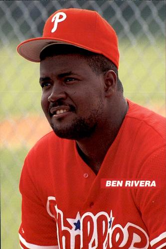 1994 Philadelphia Phillies Photocards #NNO Ben Rivera Front