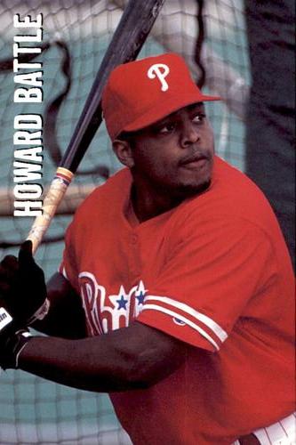 1996 Philadelphia Phillies Photocards #NNO Howard Battle Front