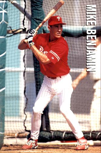 1996 Philadelphia Phillies Photocards #NNO Mike Benjamin Front