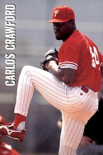 1996 Philadelphia Phillies Photocards #NNO Carlos Crawford Front