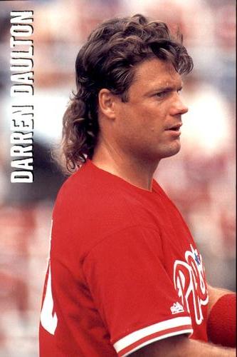 1996 Philadelphia Phillies Photocards #NNO Darren Daulton Front