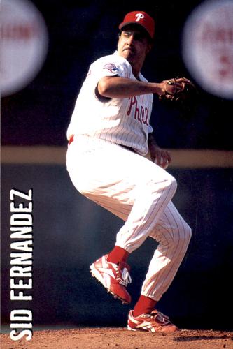 1996 Philadelphia Phillies Photocards #NNO Sid Fernandez Front