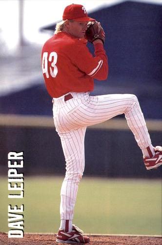 1996 Philadelphia Phillies Photocards #NNO Dave Leiper Front