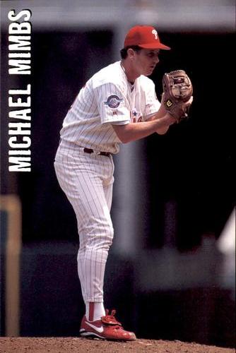 1996 Philadelphia Phillies Photocards #NNO Michael Mimbs Front