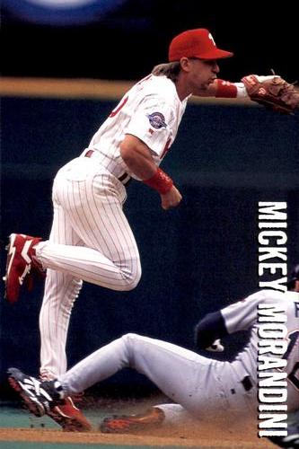 1996 Philadelphia Phillies Photocards #NNO Mickey Morandini Front