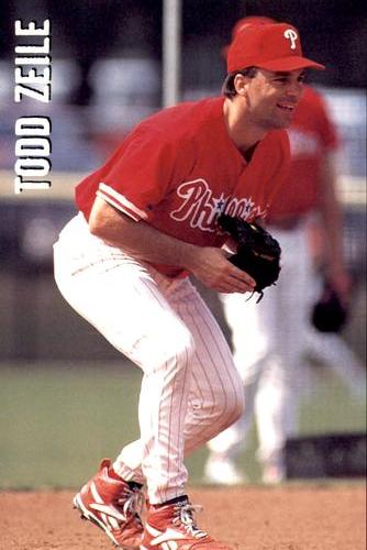 1996 Philadelphia Phillies Photocards #NNO Todd Zeile Front