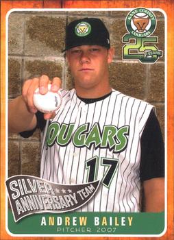 2015 Grandstand Kane County Cougars 25th Anniversary #2 Andrew Bailey Front