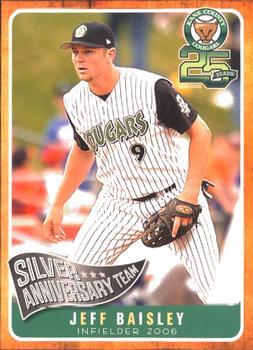 2015 Grandstand Kane County Cougars 25th Anniversary #3 Jeff Baisley Front