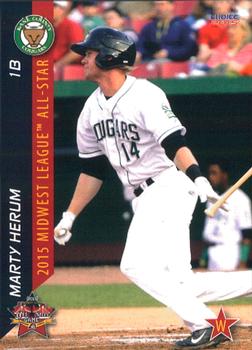 2015 Choice Midwest League All-Stars #23 Marty Herum Front