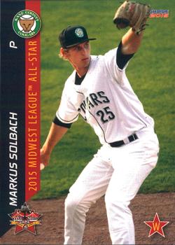 2015 Choice Midwest League All-Stars #27 Markus Solbach Front