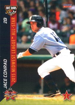 2015 Choice Midwest League All-Stars #35 Jace Conrad Front