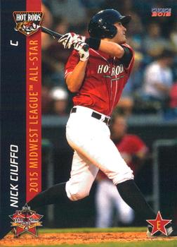2015 Choice Midwest League All-Stars #38 Nick Ciuffo Front