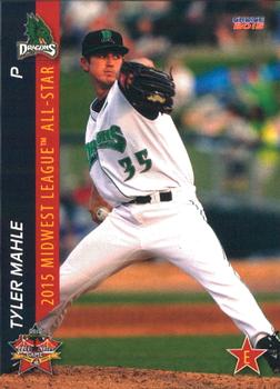2015 Choice Midwest League All-Stars #42 Tyler Mahle Front