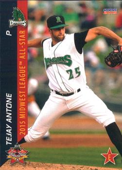 2015 Choice Midwest League All-Stars #44 Tejay Antone Front