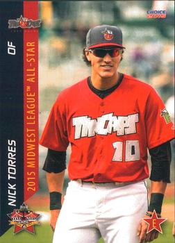 2015 Choice Midwest League All-Stars #45 Nick Torres Front