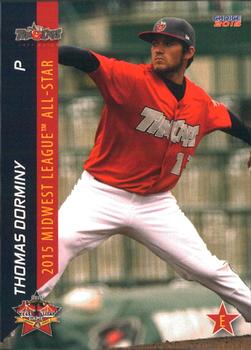 2015 Choice Midwest League All-Stars #46 Thomas Dorminy Front