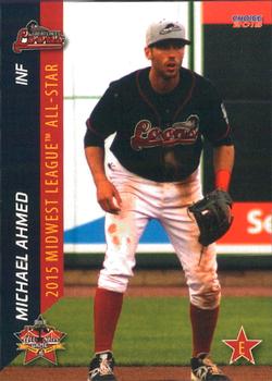 2015 Choice Midwest League All-Stars #47 Michael Ahmed Front
