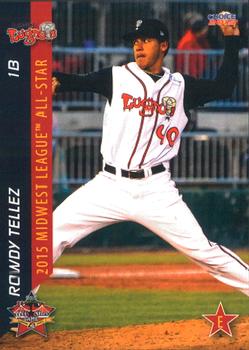 2015 Choice Midwest League All-Stars #51 Rowdy Tellez Front