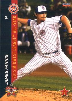 2015 Choice Midwest League All-Stars #58 James Farris Front