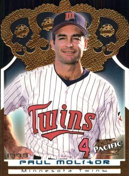 1999 Pacific - Gold Crown Die Cuts #9 Paul Molitor  Front