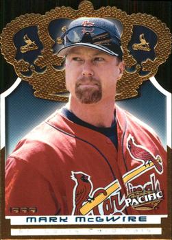 1999 Pacific - Gold Crown Die Cuts #34 Mark McGwire  Front