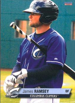 2015 Choice Columbus Clippers #24 James Ramsey Front