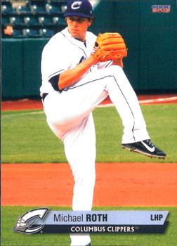 2015 Choice Columbus Clippers #26 Michael Roth Front