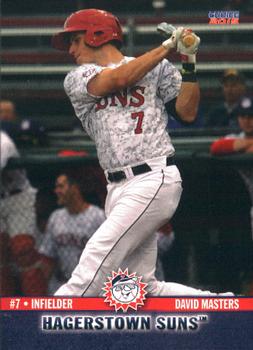 2015 Choice Hagerstown Suns #11 David Masters Front