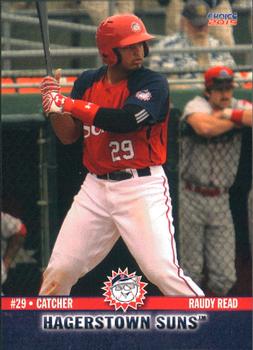 2015 Choice Hagerstown Suns #17 Raudy Read Front