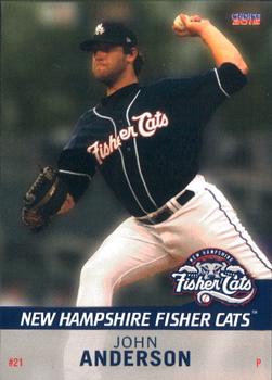 2015 Choice New Hampshire Fisher Cats #1 John Anderson Front