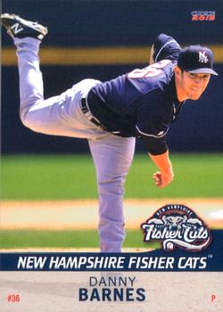 2015 Choice New Hampshire Fisher Cats #3 Danny Barnes Front